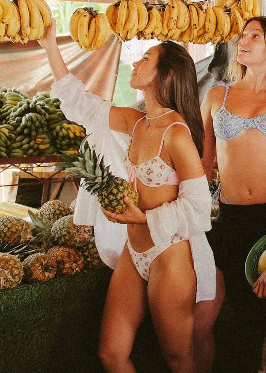 Underwire top - Berries & Cream