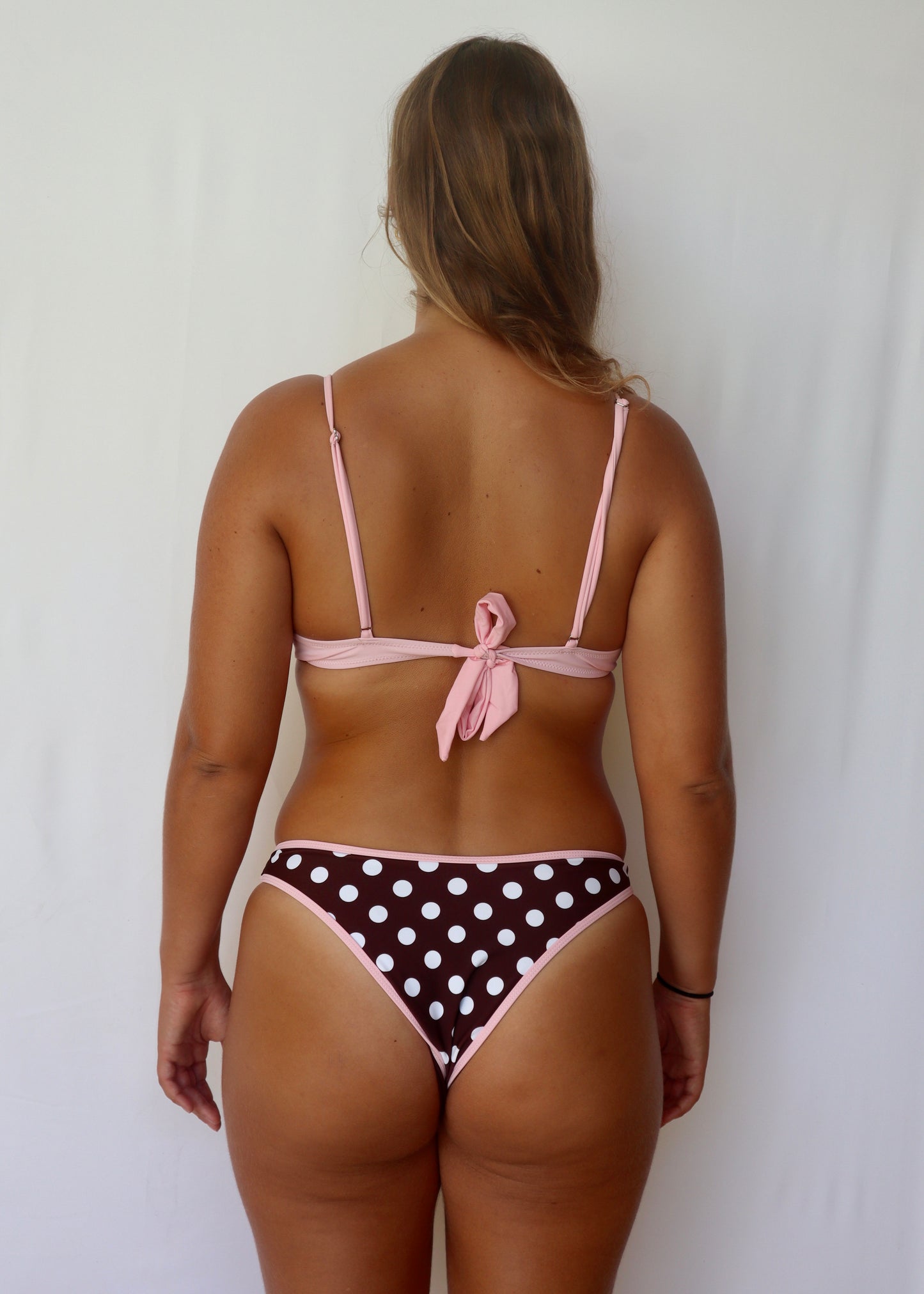 Underwire Top - Bronze Polka
