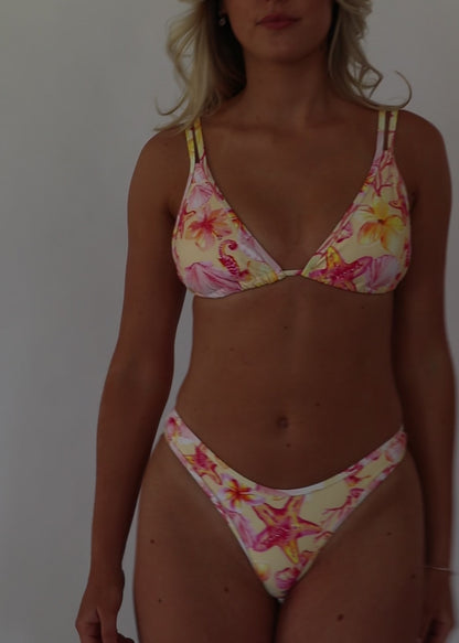 Twin strap triangle top - Coastal Dreams